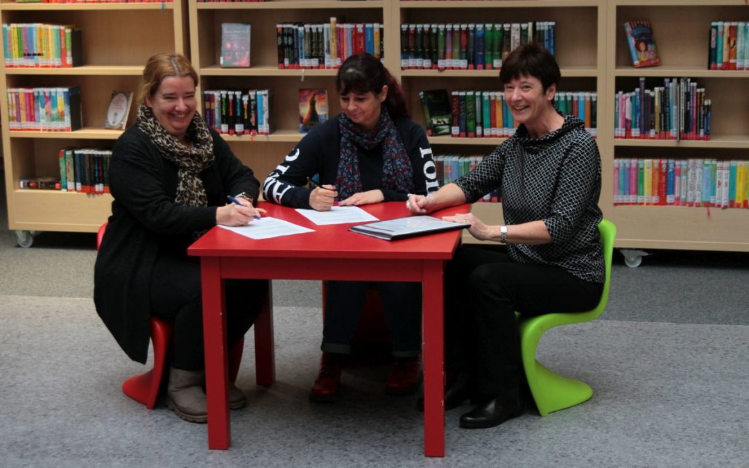 Kooperationsvereinbarung zwischen der Integrativen Kindertagesstätte „Kunterbunt” und der Stadtbibliothek Alzenau